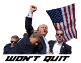 Trump Fist Pump Sticker