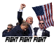 Trump Fist Pump Sticker