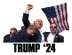 Trump Fist Pump Sticker